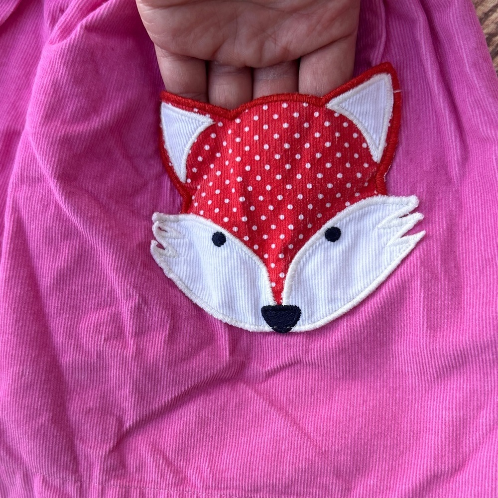 Mini Boden Vibrant Pink Fox Skirt - Picture 4 of 8